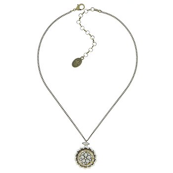 image for Necklace pendant ORIENTAL BLISS white  
