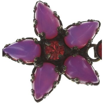 image for Bracelet Twisted Flower red  