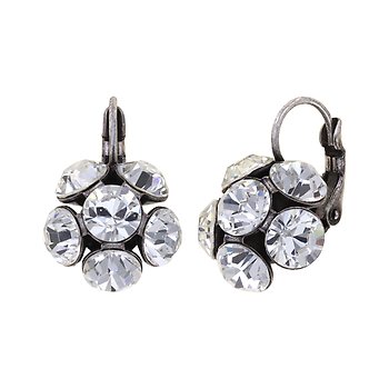 image for Earring eurowire Disco Balls white crystal SS 29