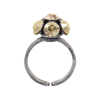 image for Ring Disco Balls beige crystal golden shadow SS 29