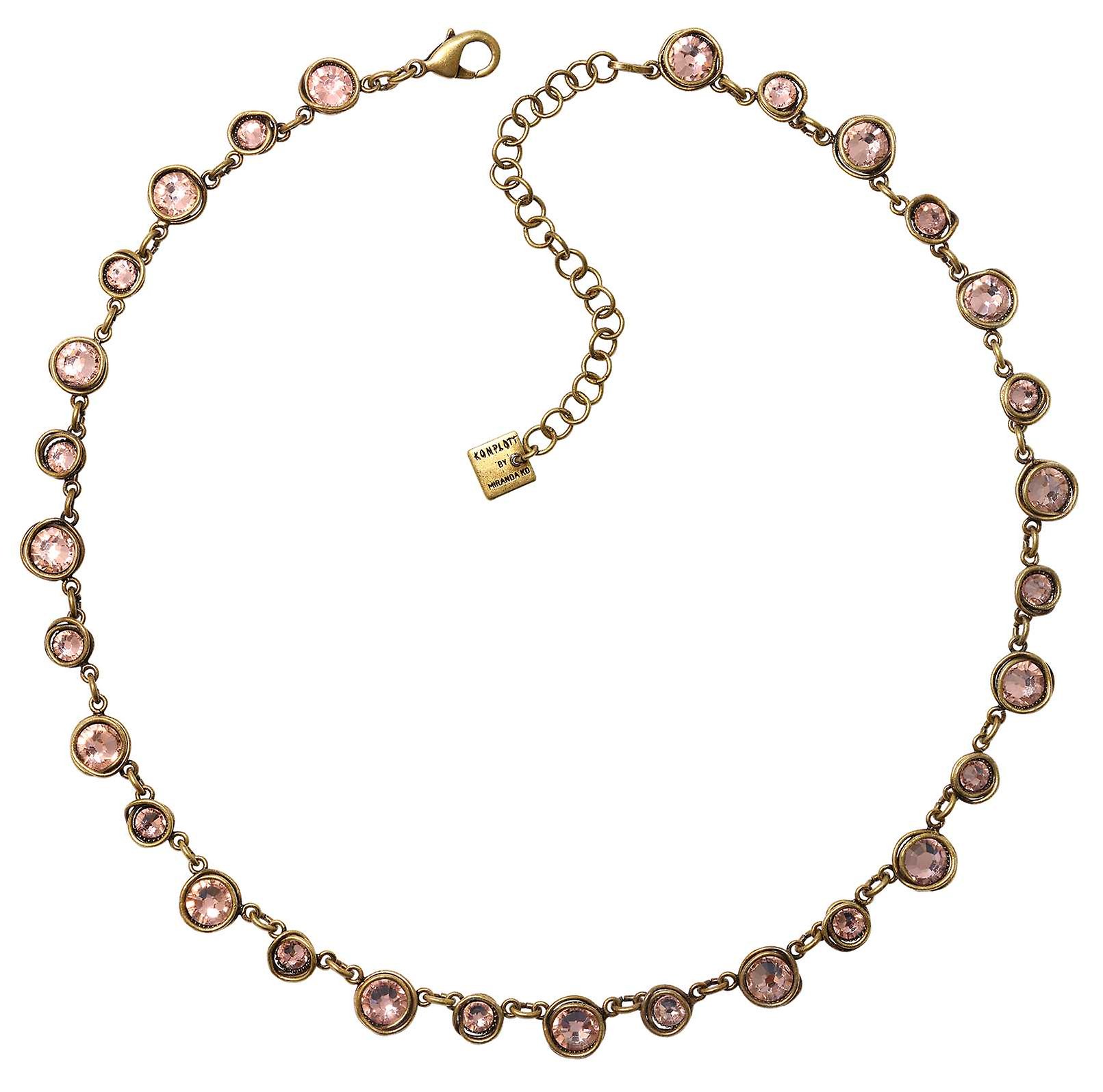 image for Necklace Sparkle Twist Beige / Pink vintage rose 