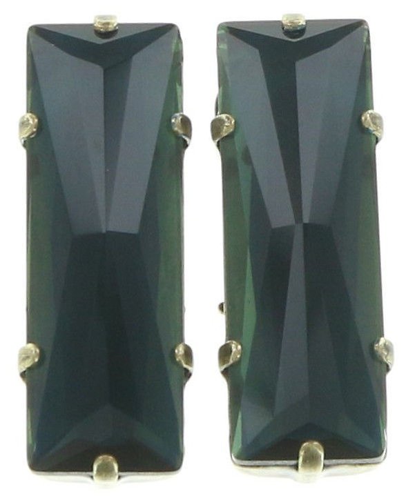 image pour Boucles d'oreilles Clip Manhattan Rocks Bleu / Vert  extra large