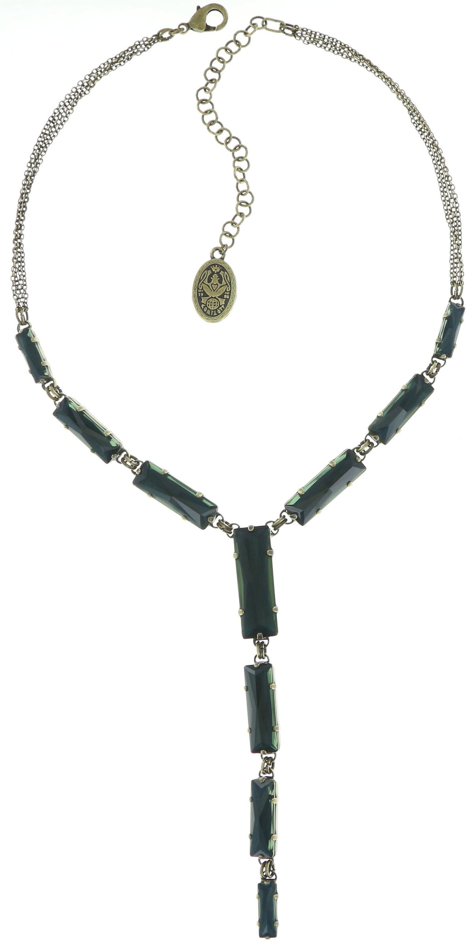 image for Necklace-Y Manhattan Rocks Blue / Green  