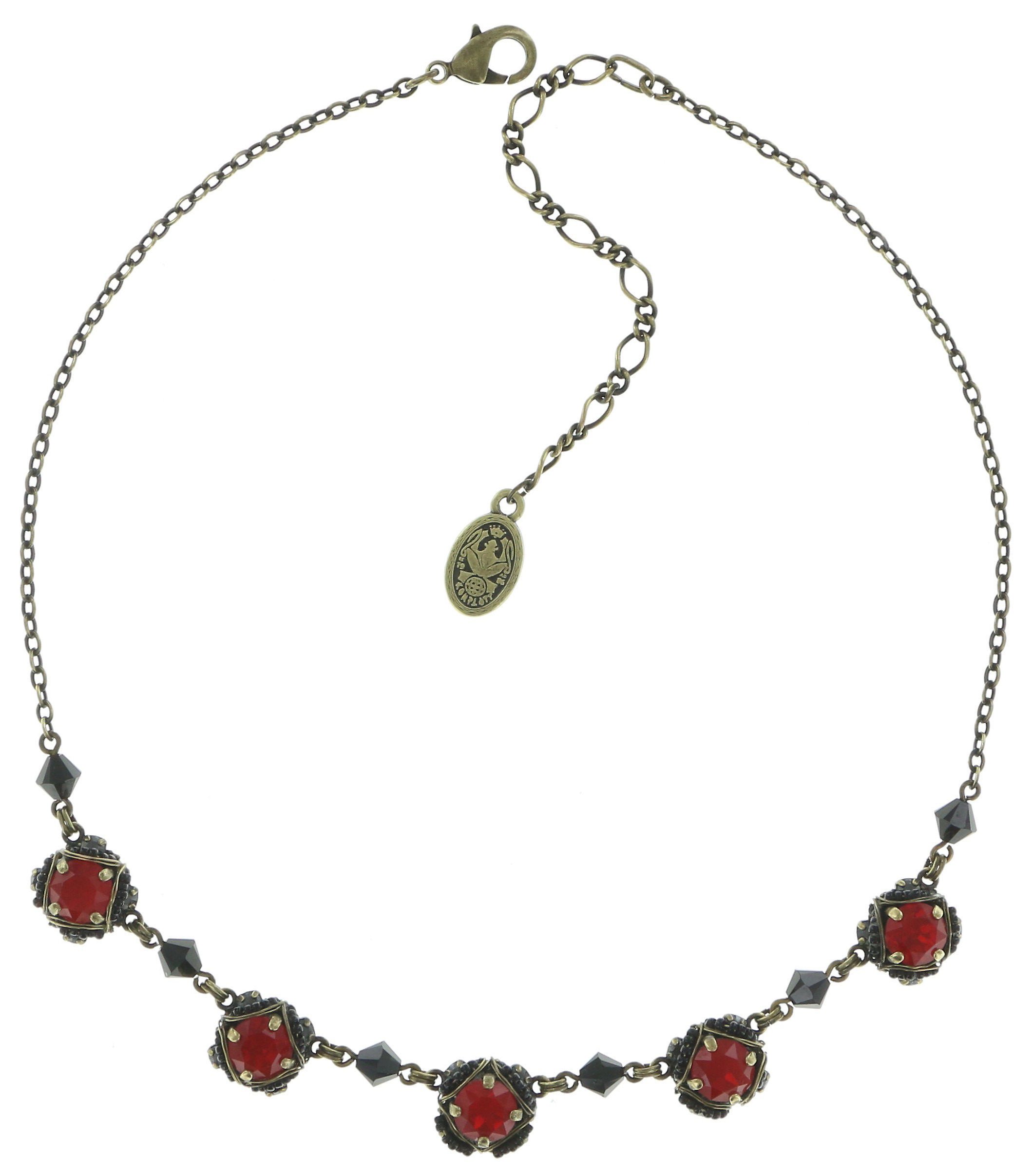 image for Necklace Byzantine Black / Red  