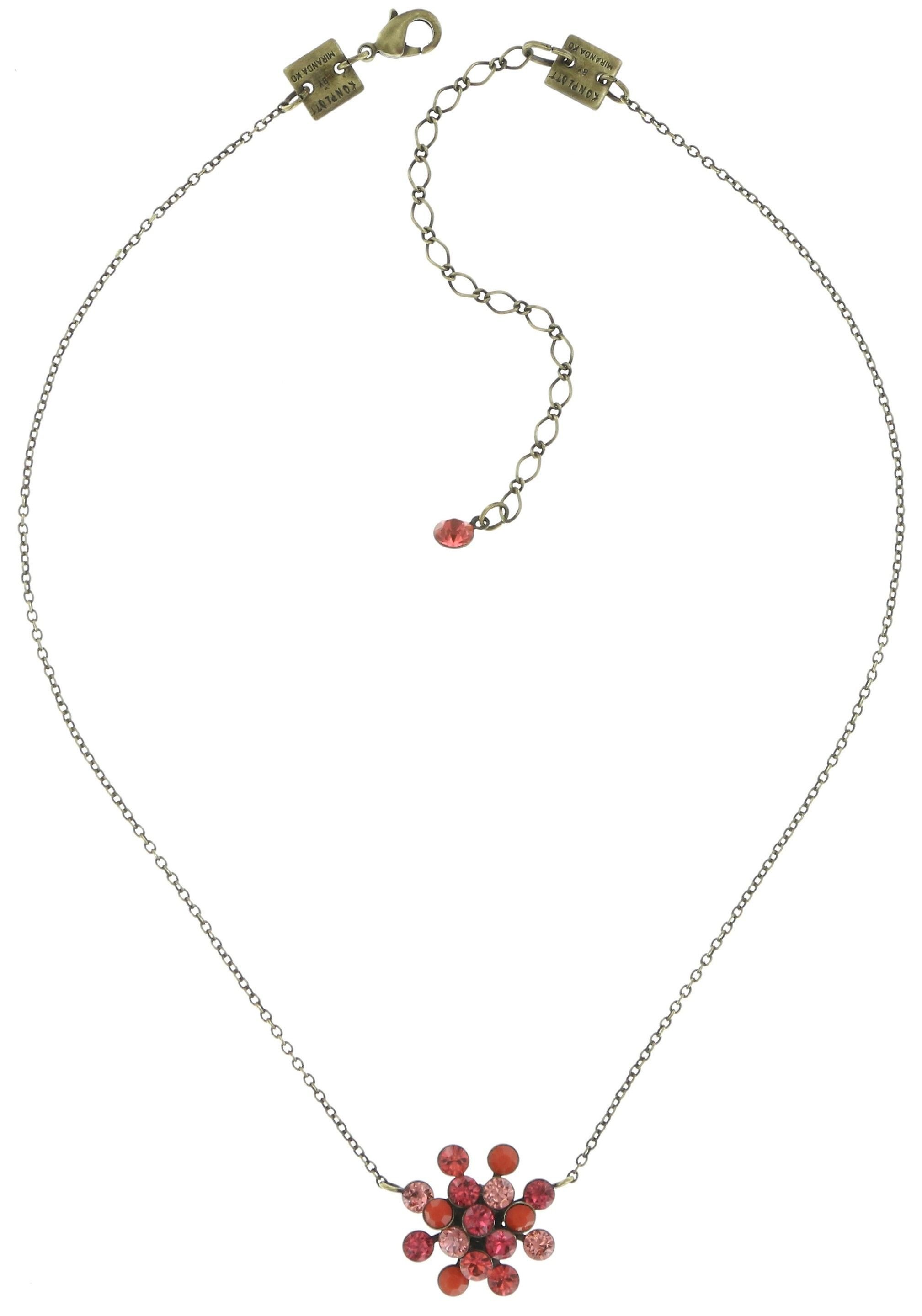 Bild für Halskette mit Anhänger Magic Fireball Korallenfarbig  Classic Size (21mm Ø)