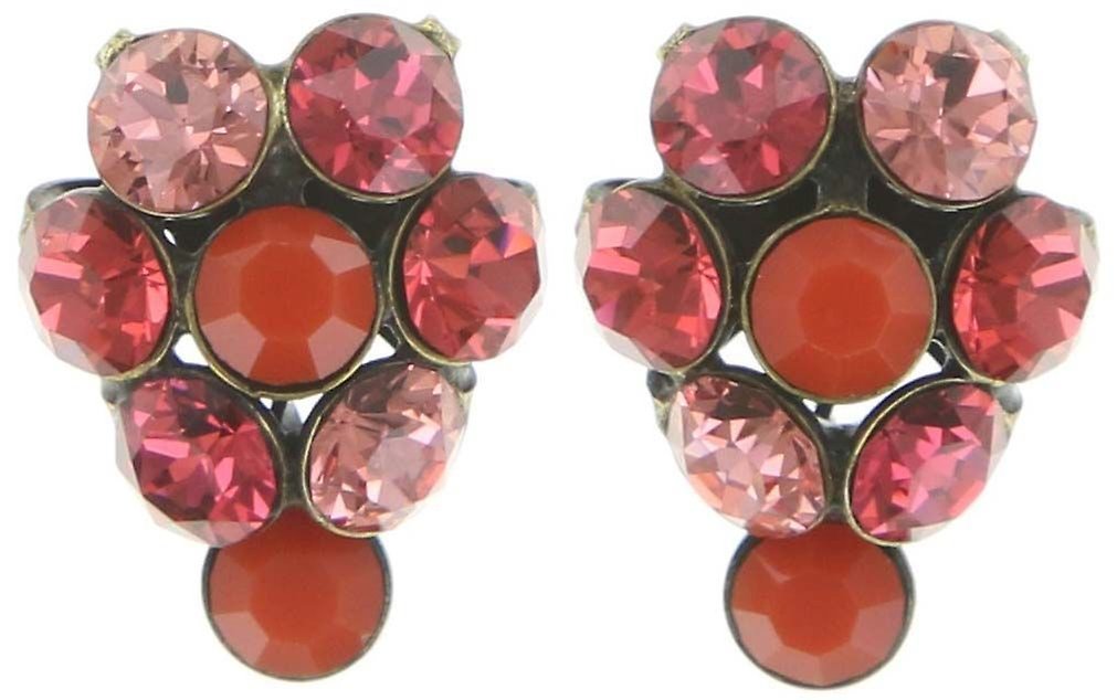 image for Earring Stud Magic Fireball Coralline  