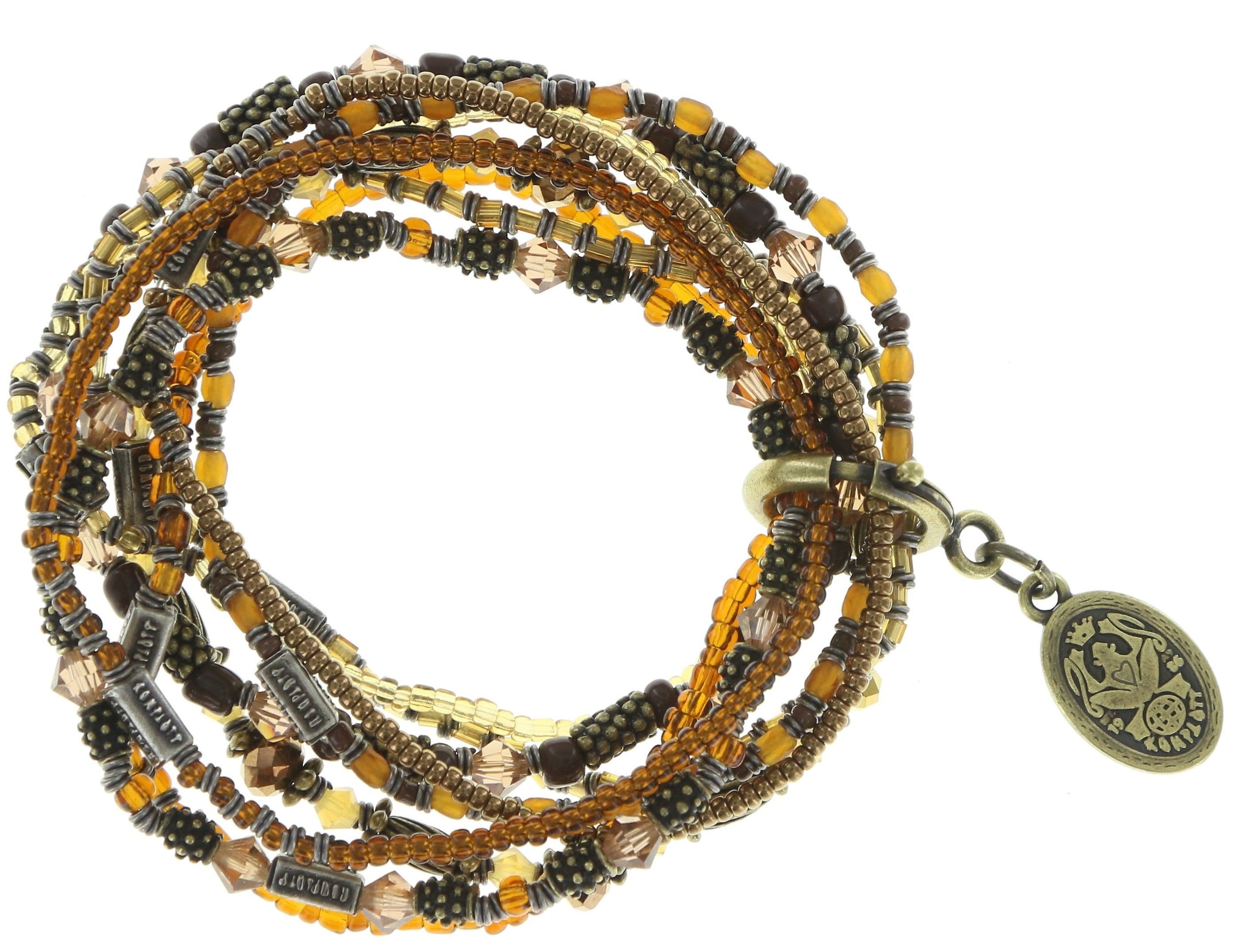 image for Bracelet Elastic Petit Glamour d´Afrique Brown  