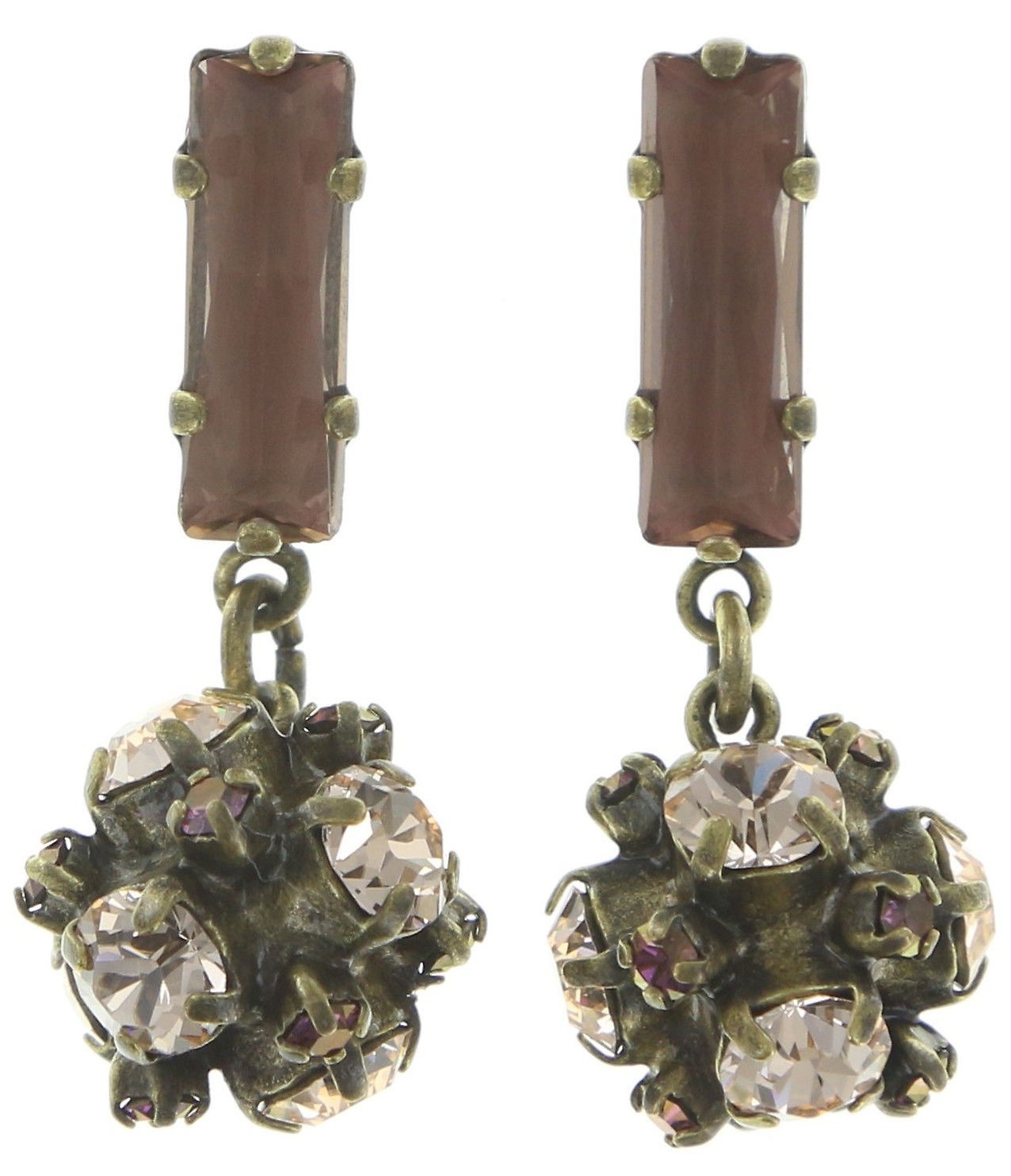 image for Earring Stud Dangling Morgenstern Beige  small