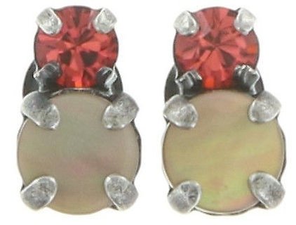 image for Earring Stud To Katharine With Love Red  