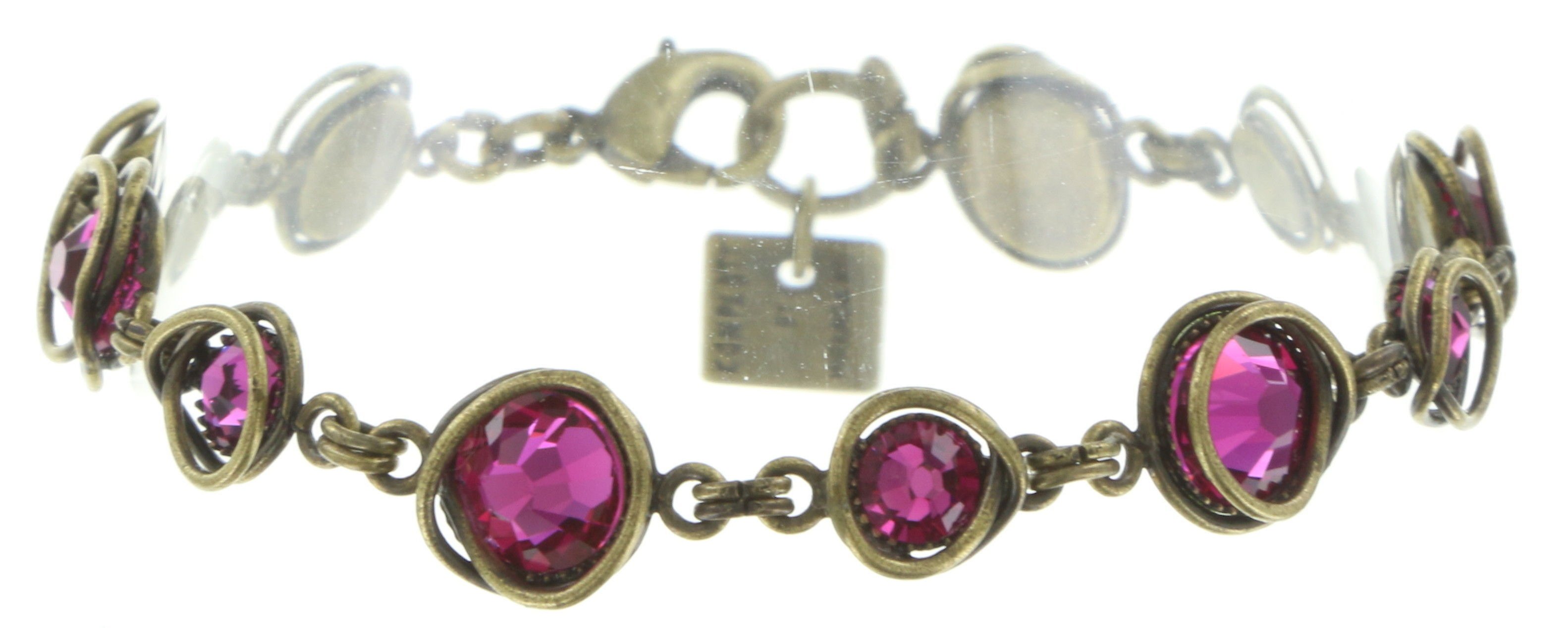 image for Bracelet Sparkle Twist Dark Rose fuchsia 