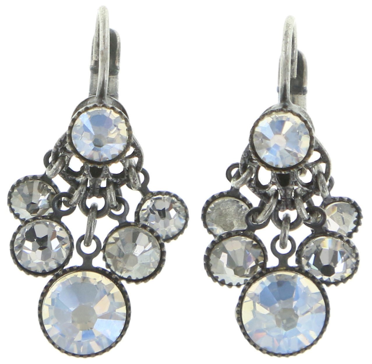 image pour Boucles d'oreilles Eurowire pendantes Waterfalls Blanc  