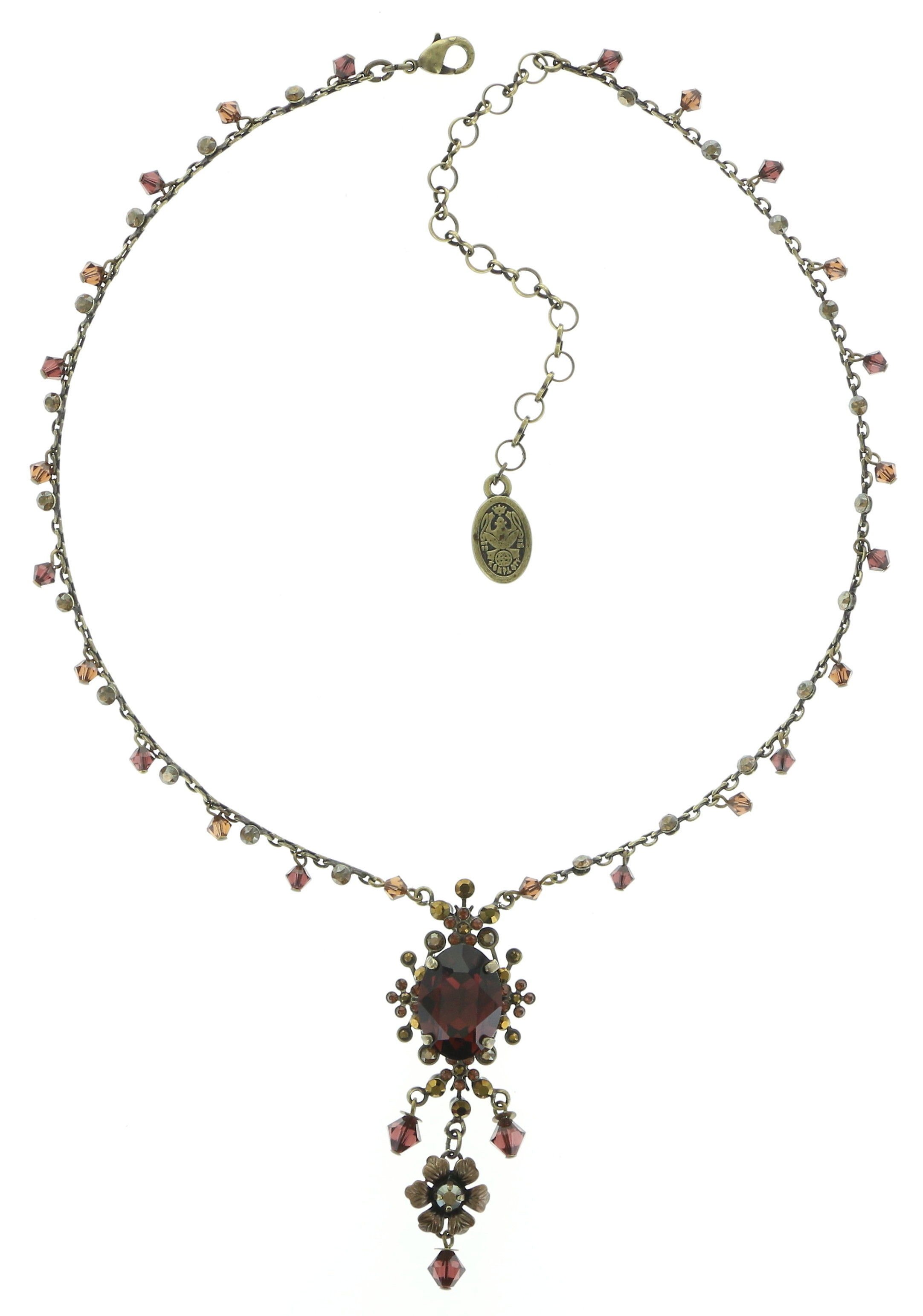 image for Necklace-Y Eternal Glory Brown / Red  
