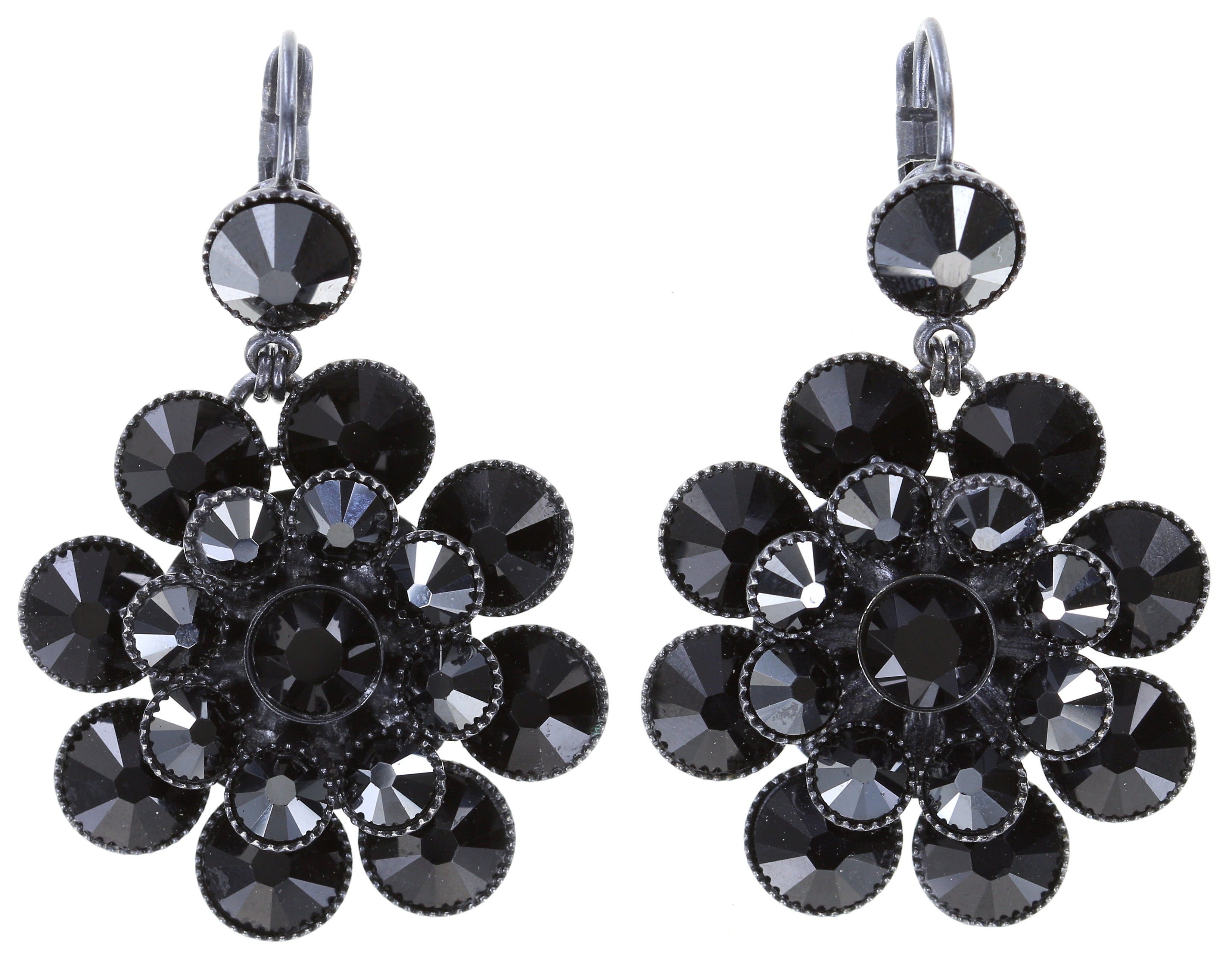 image pour Boucles d'oreilles Eurowire pendantes Lost Garden Noir  