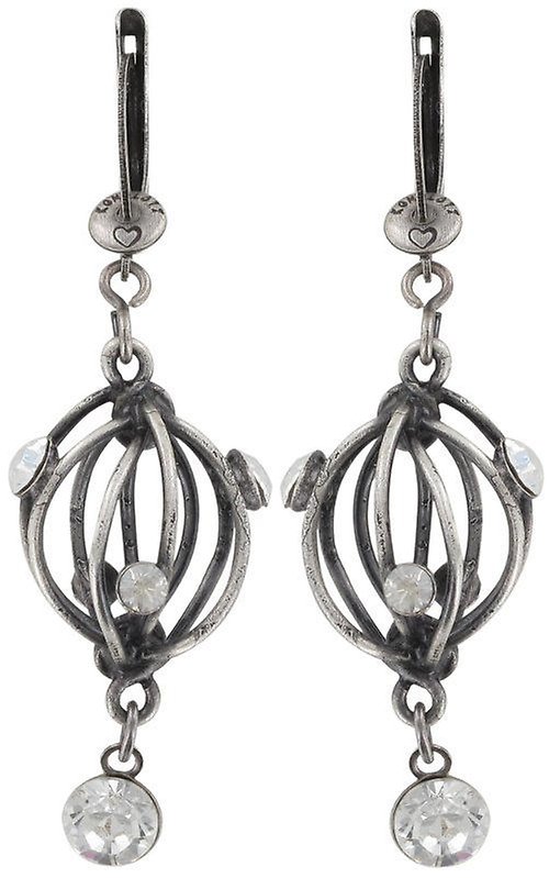 image pour Boucles d'oreilles pendantes Verlorene Unschuld am Gartenzaun Blanc  