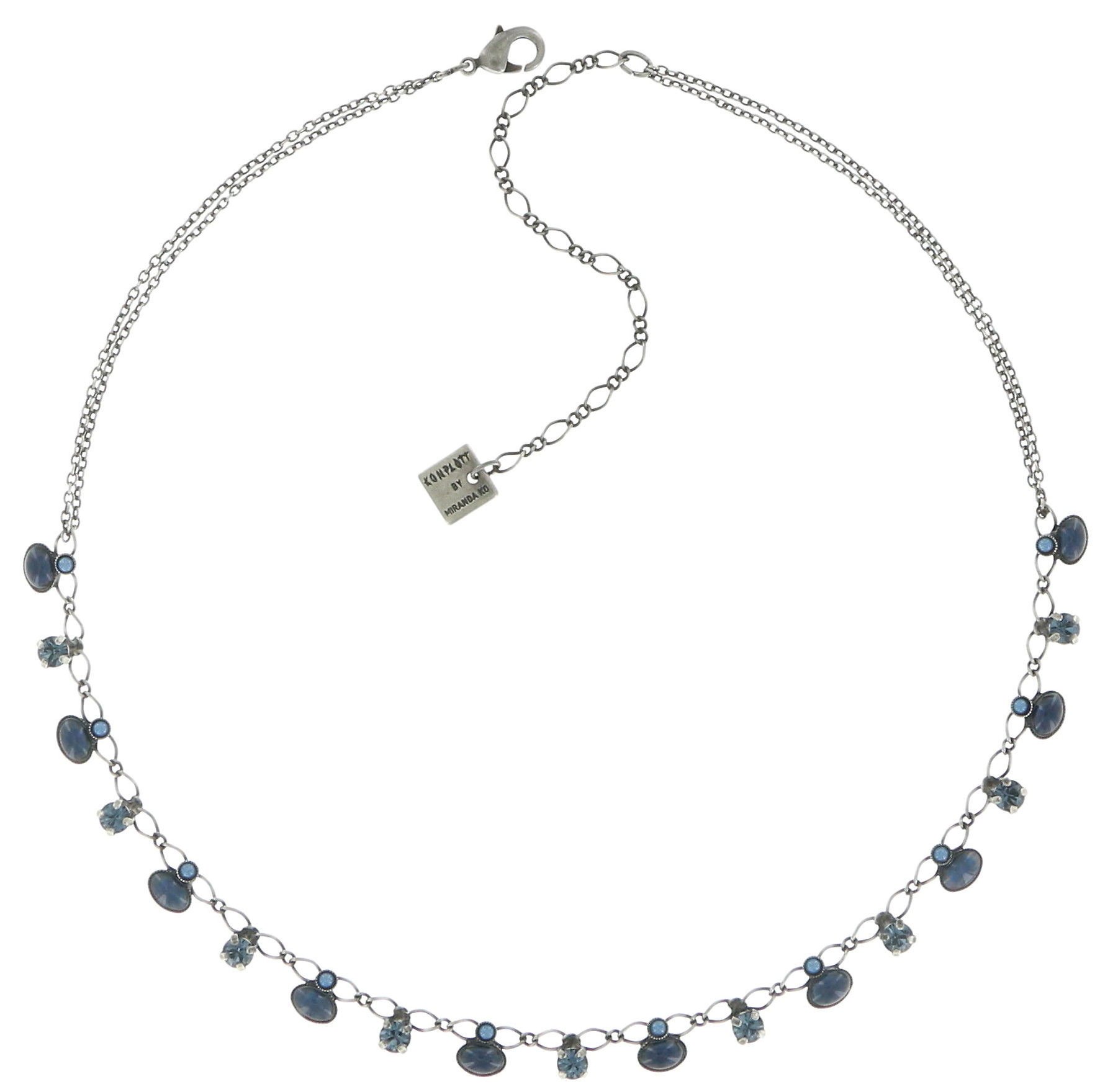 KONPLOTT / Necklace Ovaly Blue Denim Blue