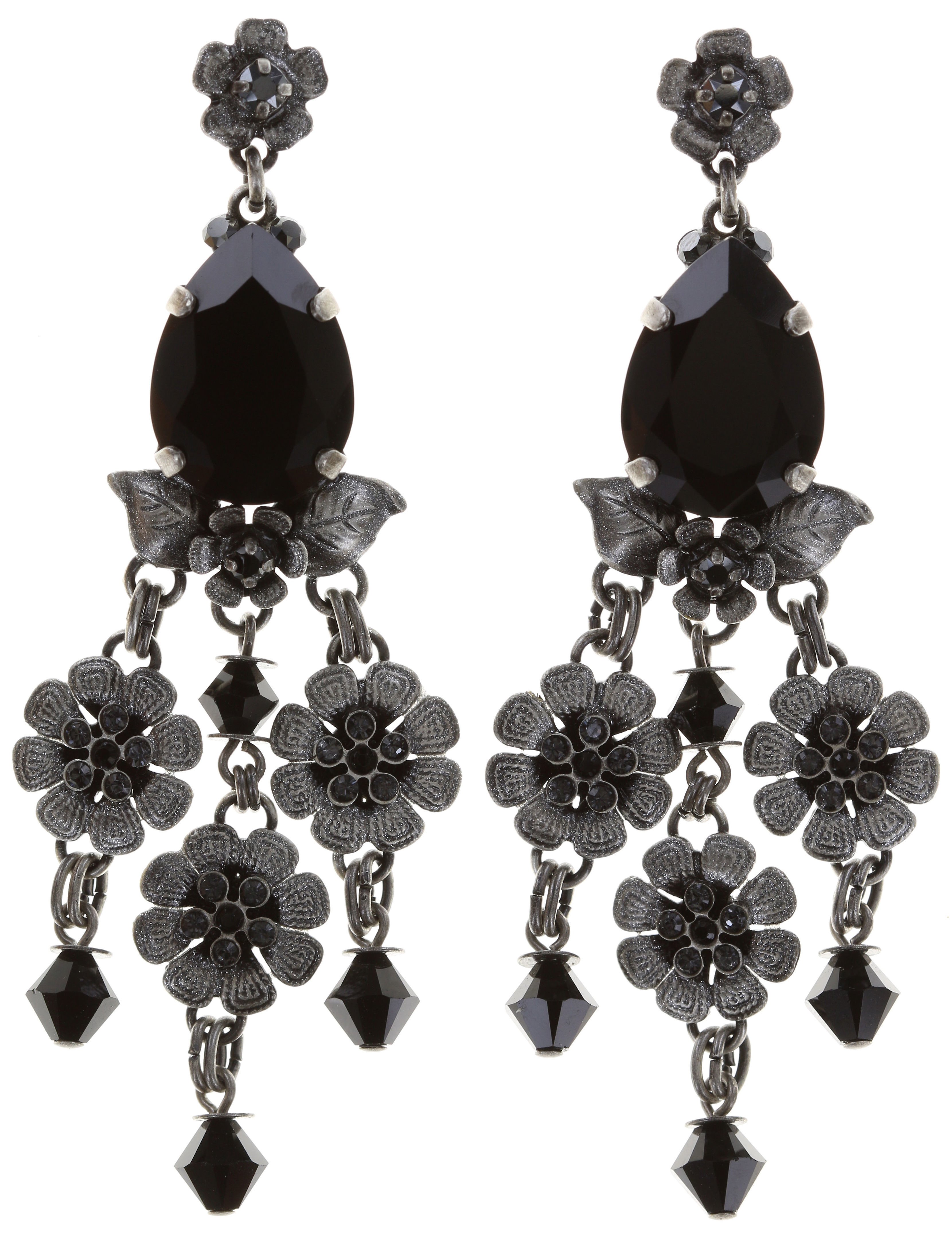 image for Earring Stud Dangling Eternal Glory Black / Grey  