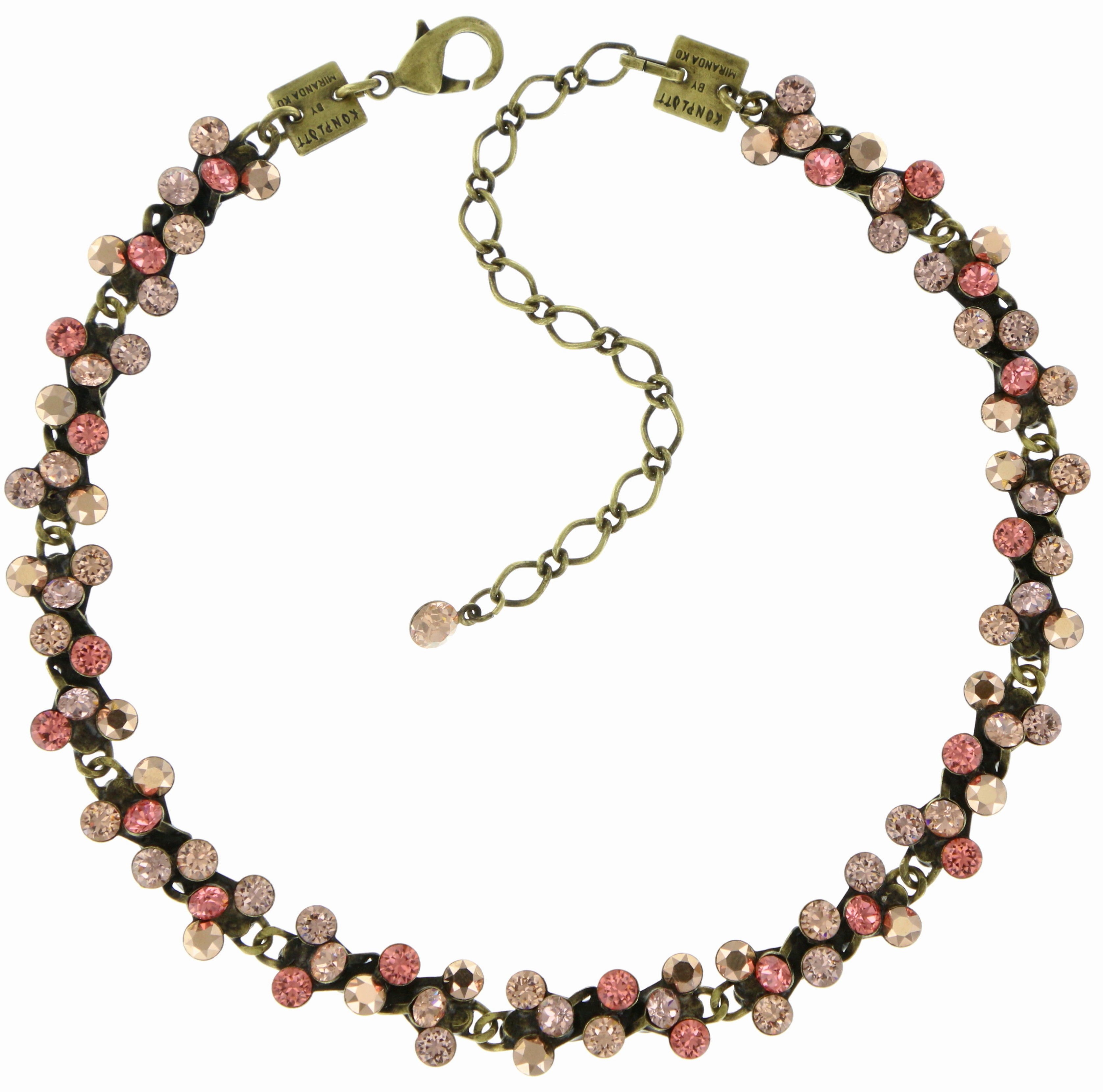 image for Necklace Choker Magic Fireball Pink / Brown  Classic Size (21mm Ø)