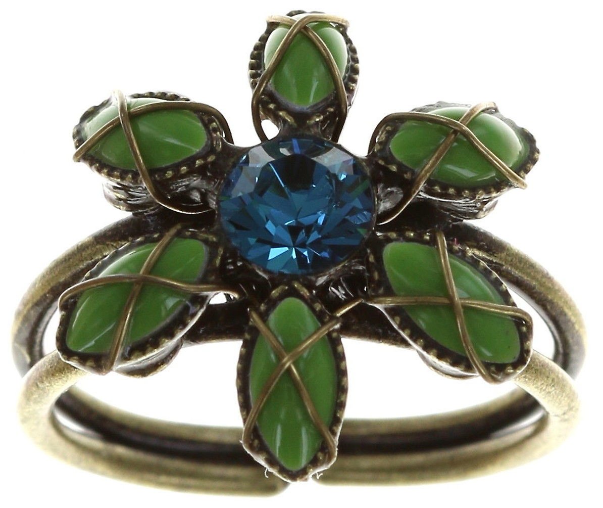 image pour Anneau Psychodahlia Bleu / Vert  