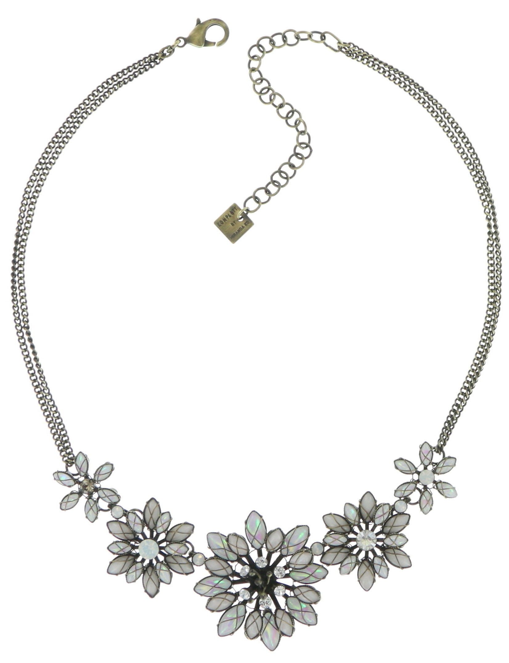 image pour Collier Psychodahlia Blanc  small, extra small, smallest