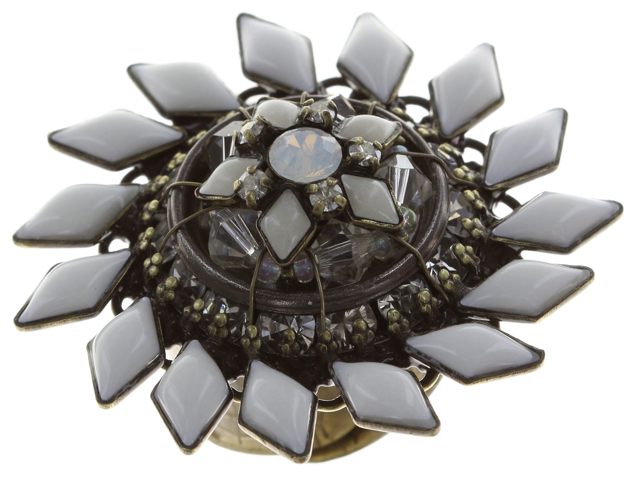 image for Ring Paisley White  