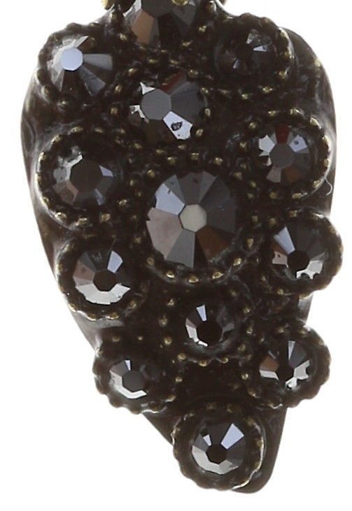 image for Earring dangling Queen of Elves Black / Red  