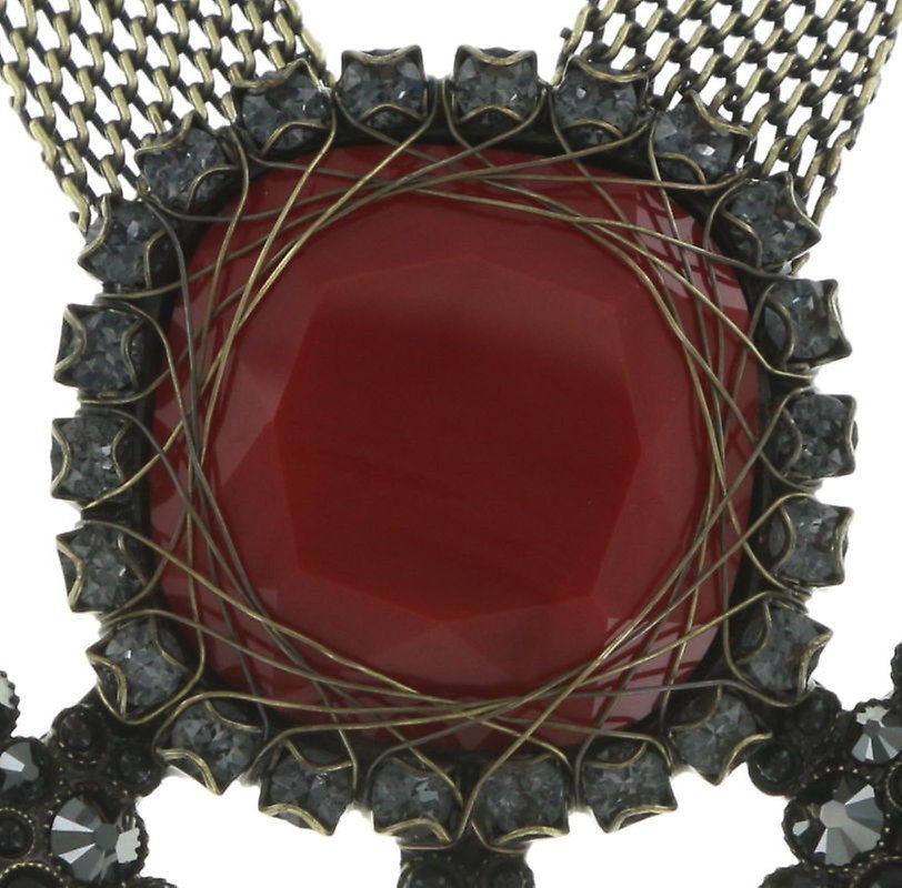 image pour Collier-Y Queen of Elves Noir / Rouge  