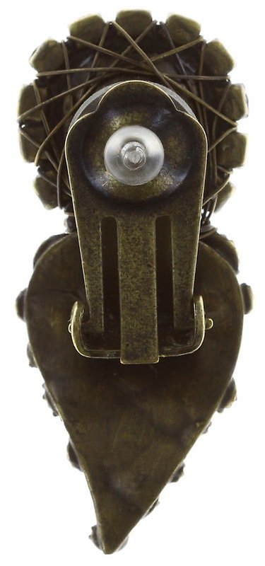 Kép Earring clip Queen of Elves Black / Red  