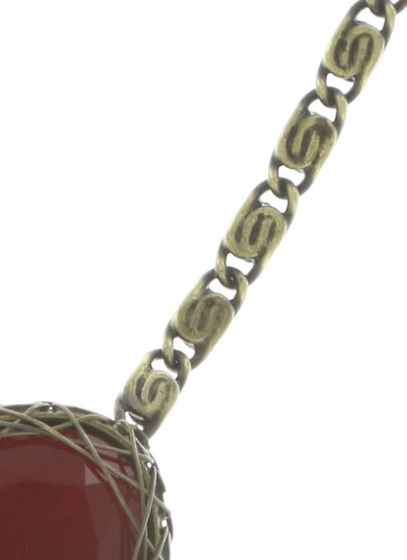 image for Necklace Pendant Queen of Elves Black / Red  