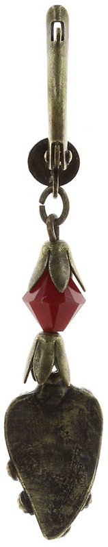 image pour Boucles d'oreilles pendantes Queen of Elves Noir / Rouge  