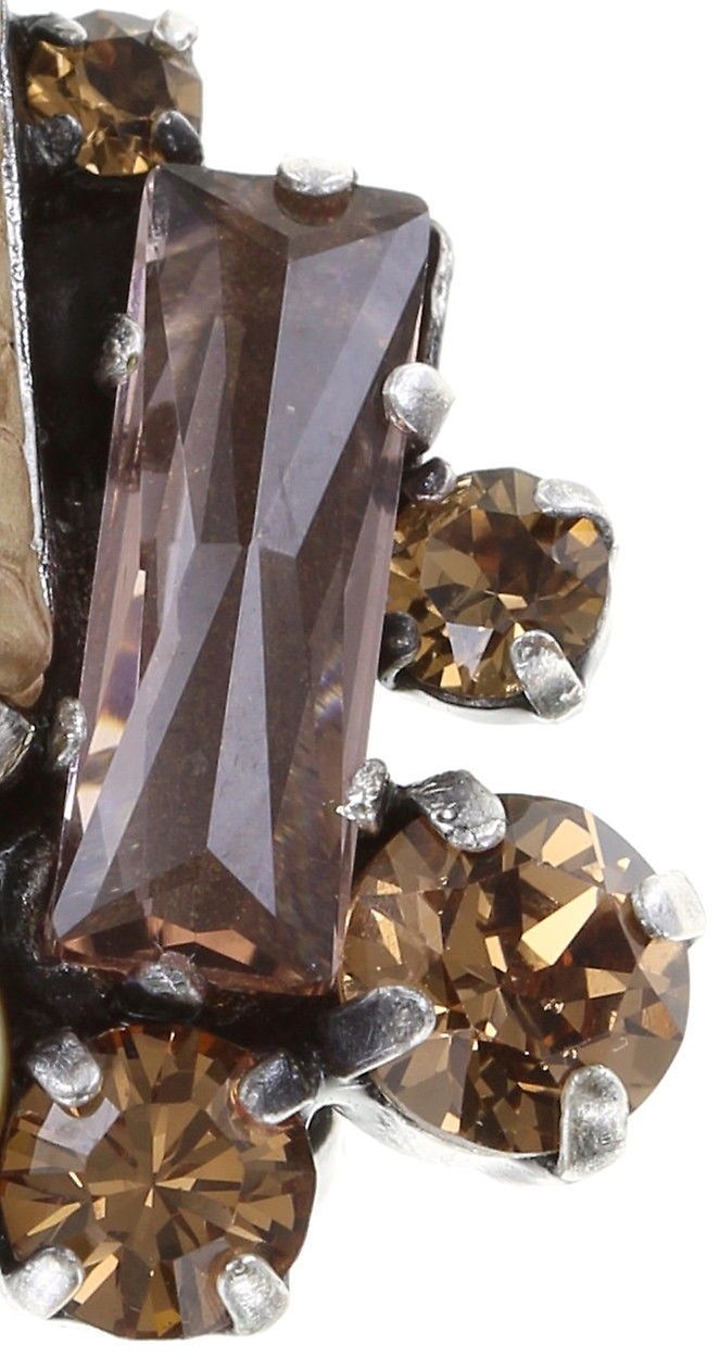 image for Earring Clip To Katharine With Love Brown  