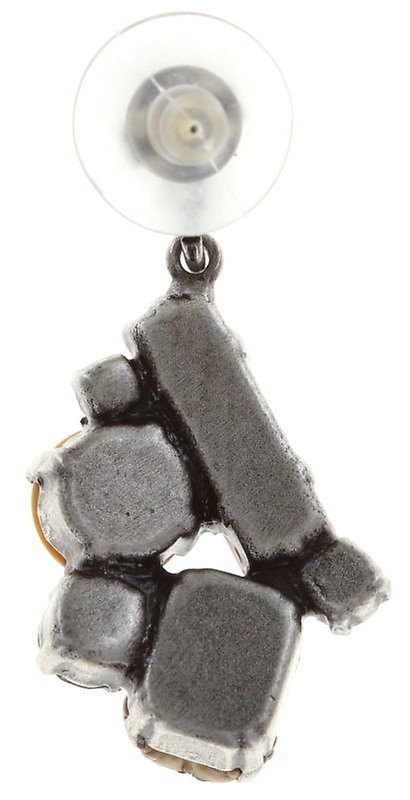 image pour Clou d'oreille pendant To Katharine With Love Marron  