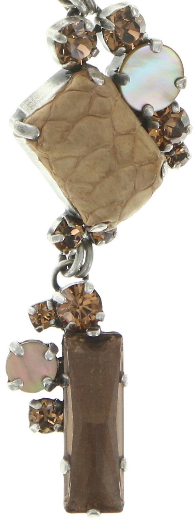 Kép Earring clip dangling To Katharine With Love Brown  