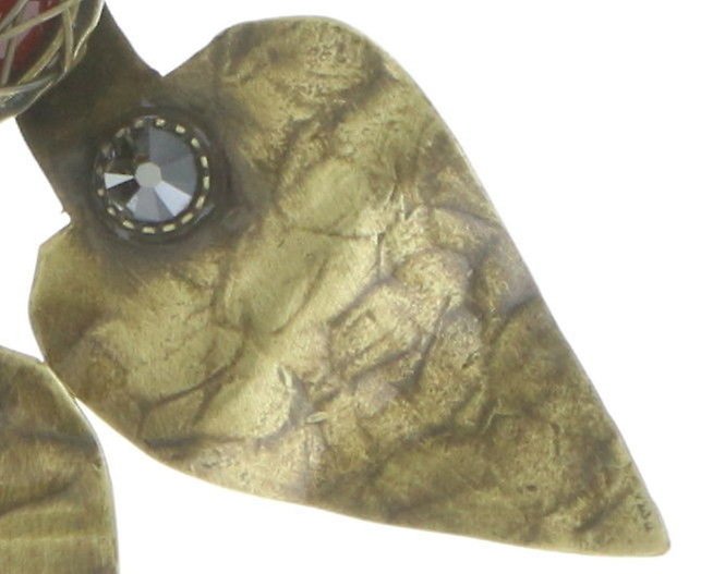 image pour Collier pendant Queen of Elves Noir / Rouge  