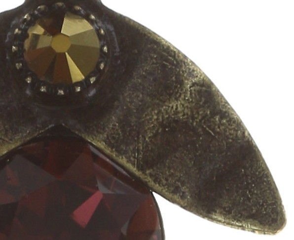 image pour Boucles d'oreilles pendantes Queen of Elves Marron  