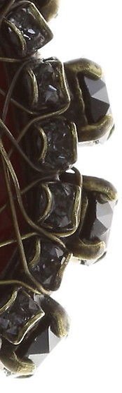 image for Ring Queen of Elves Black / Red  20 mm