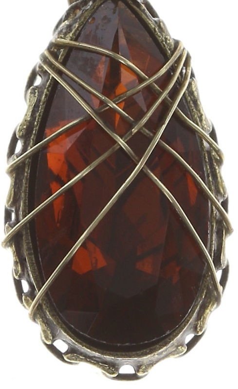 image for Earring Dangling Queen of Elves Brown  