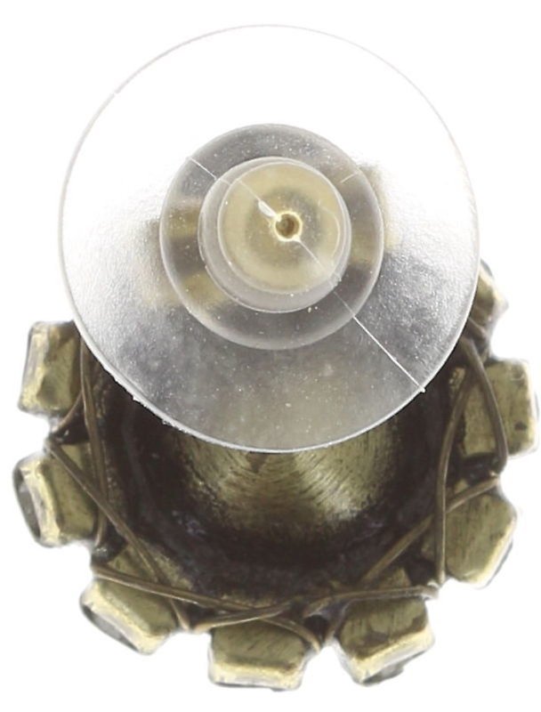 image for Earring stud Queen of Elves Brown  