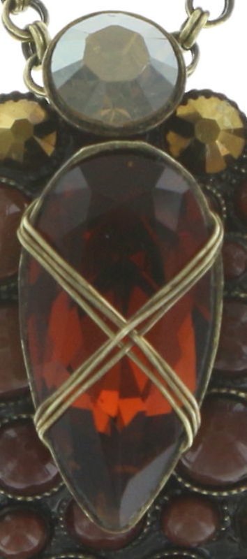 image for Necklace Pendant (Long) Queen of Elves Brown  