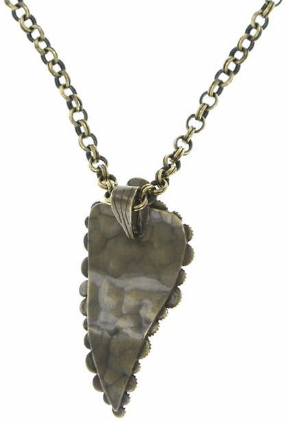 image for Necklace Pendant (Long) Queen of Elves Brown  