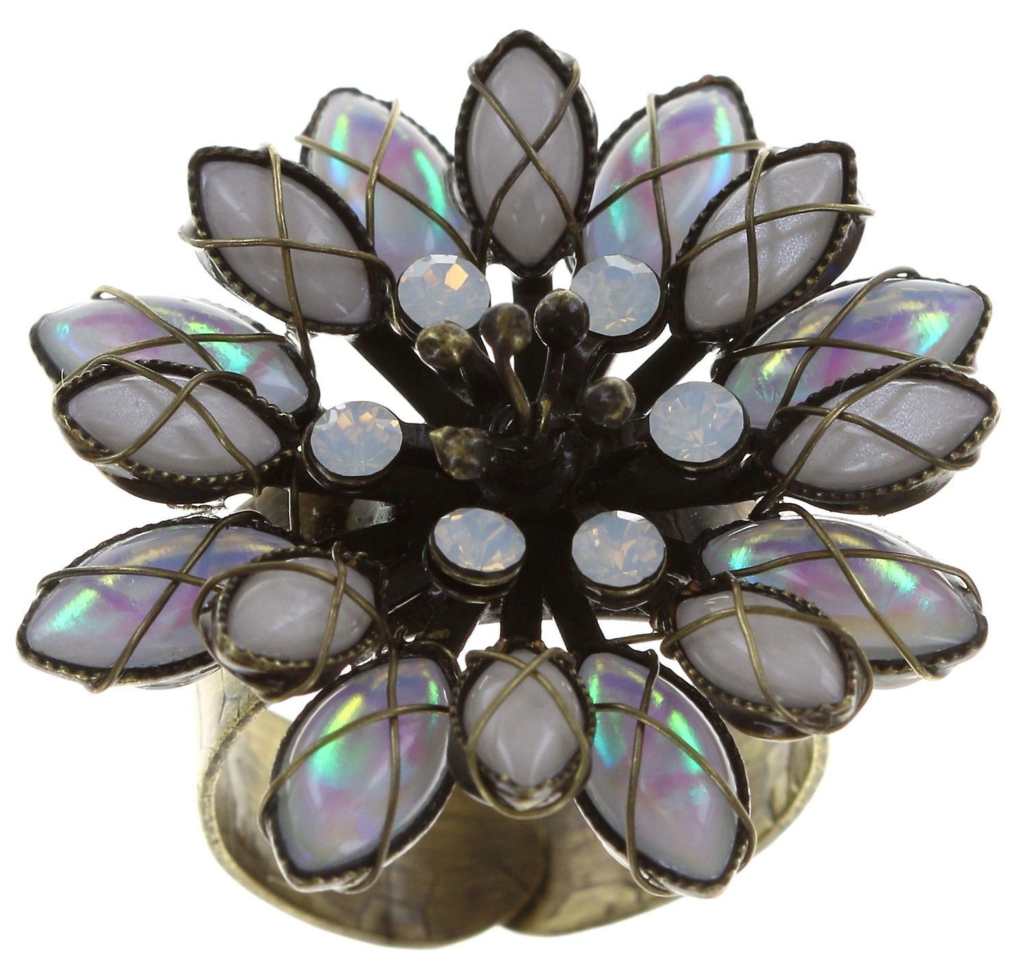 image pour Anneau Psychodahlia Blanc  small