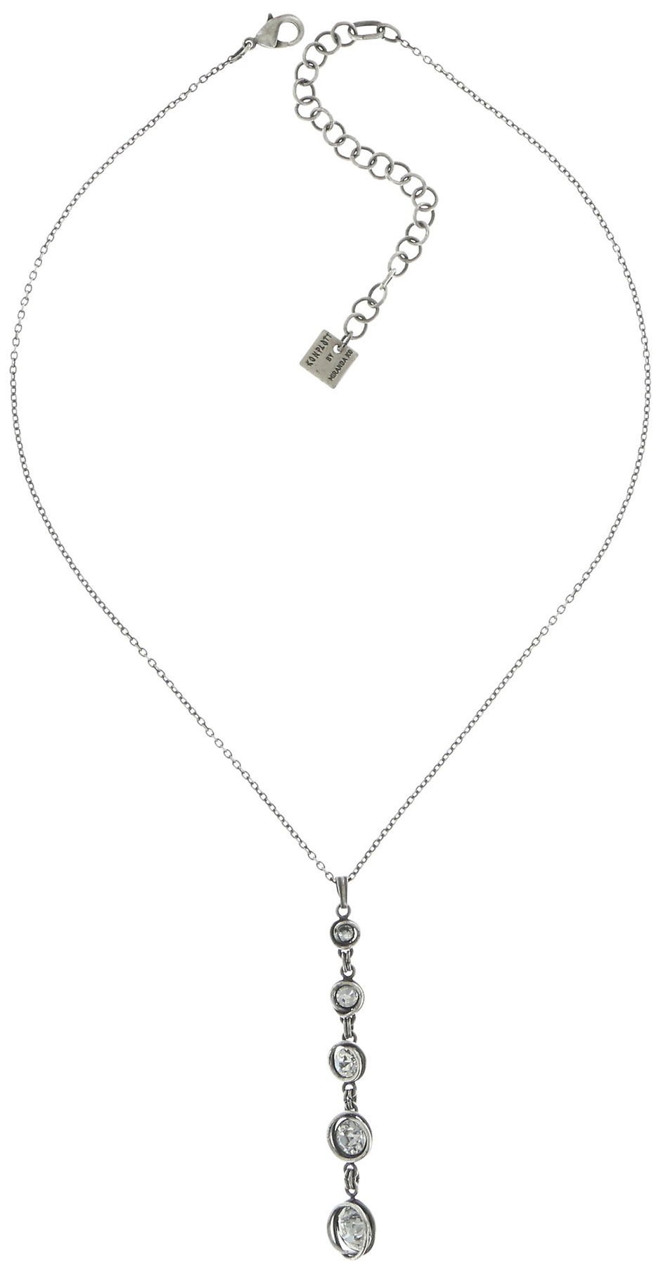 Bild für Halskette mit Anh&auml;nger Sparkle Twist Weiß Kristall 