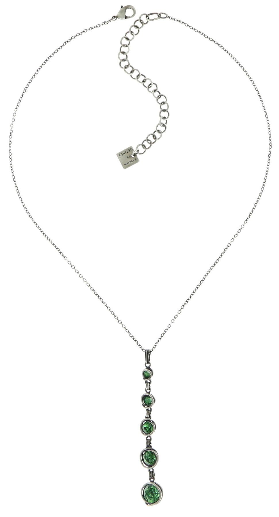 Bild für Halskette mit Anh&auml;nger Sparkle Twist Grün Erinite 