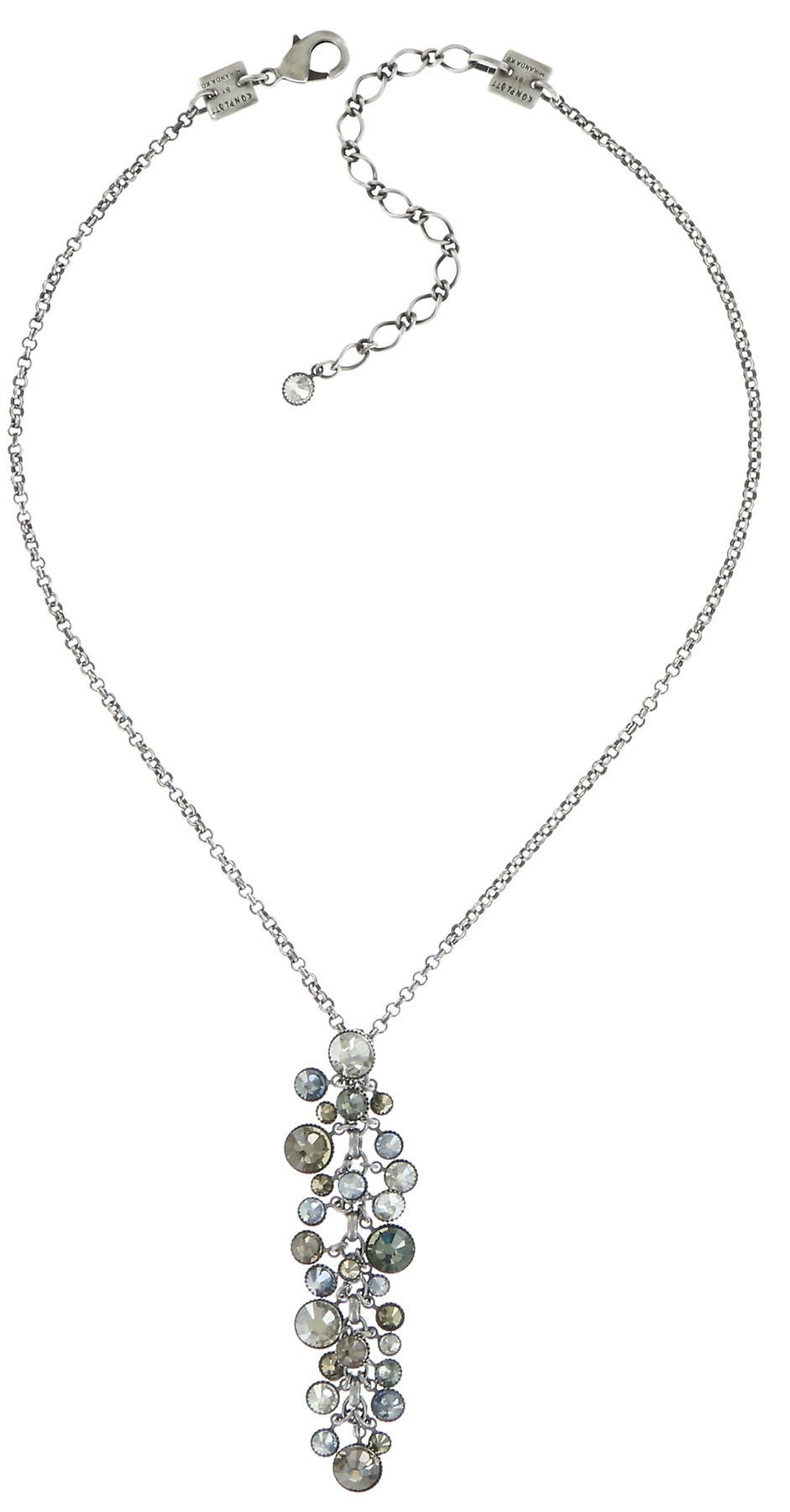 image pour Collier pendant Waterfalls Gris / Marron  