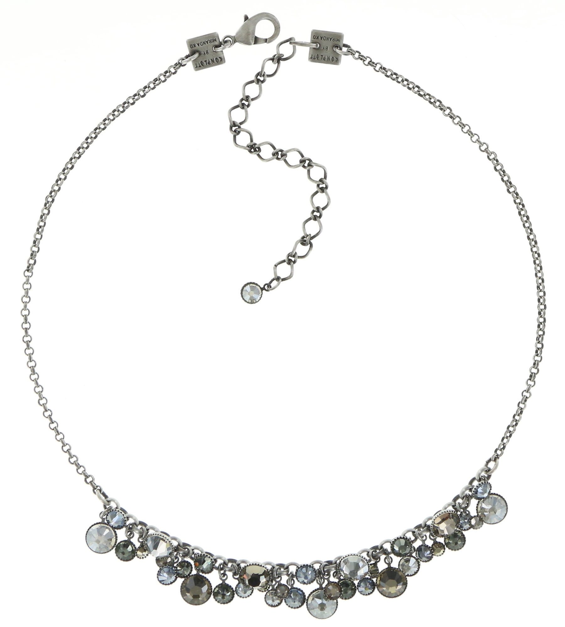 image pour Collier Waterfalls Gris / Marron  