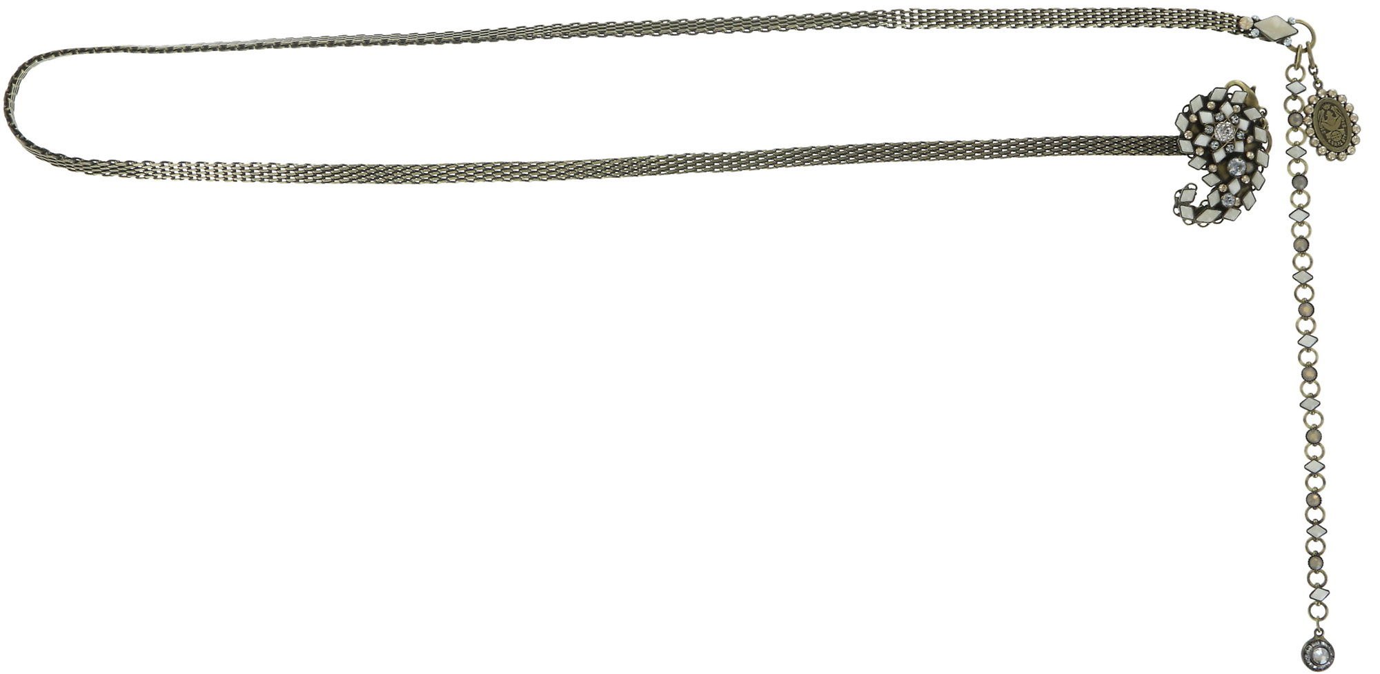 image for Belt Paisley White  