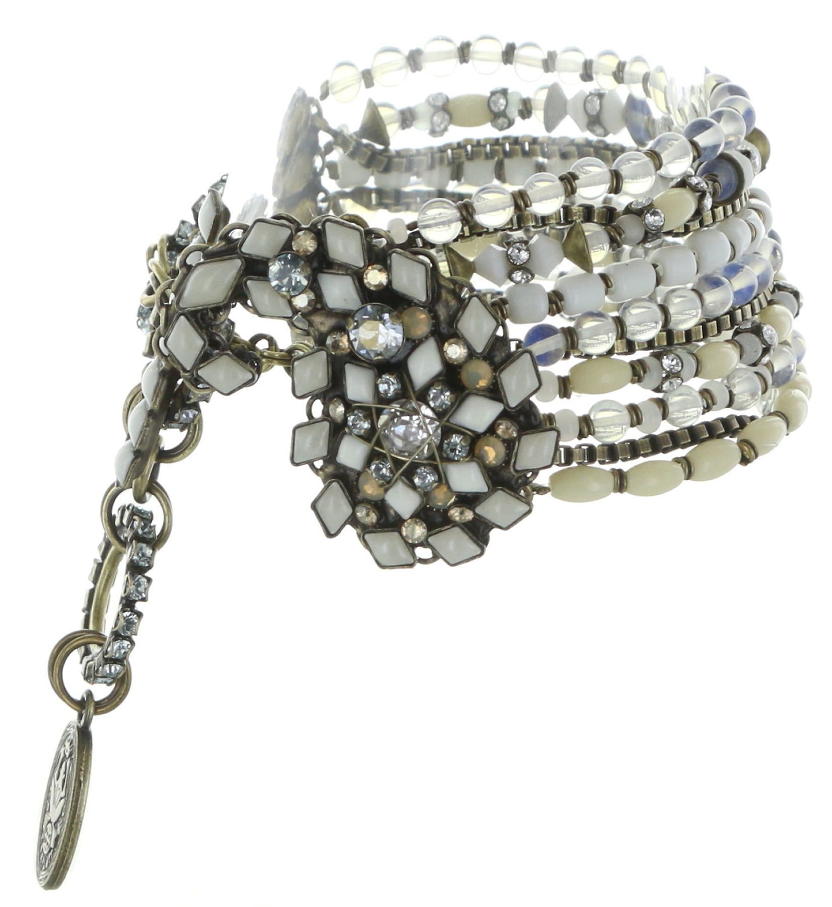 Bild für Armband Paisley Weiß  