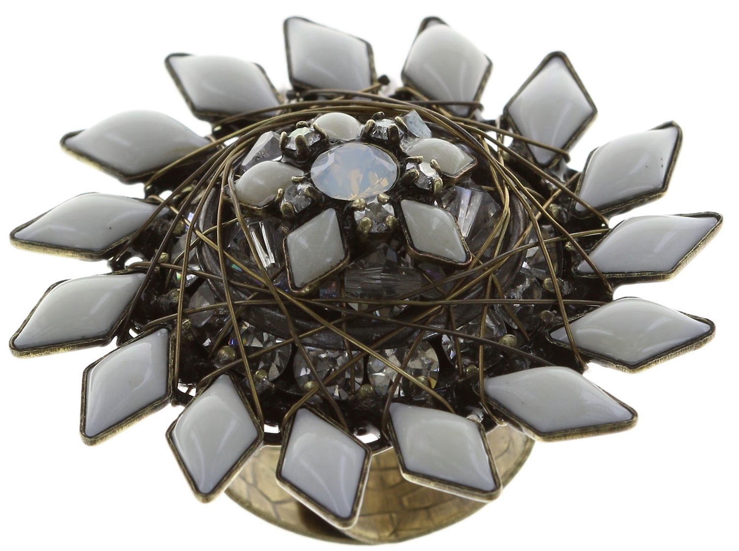 image for Ring Paisley White  