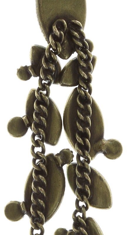 image for Earring Dangling Dance with Navette Green  