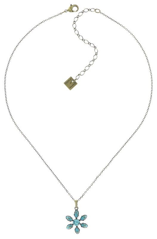 image for Necklace Pendant Psychodahlia Blue  smallest