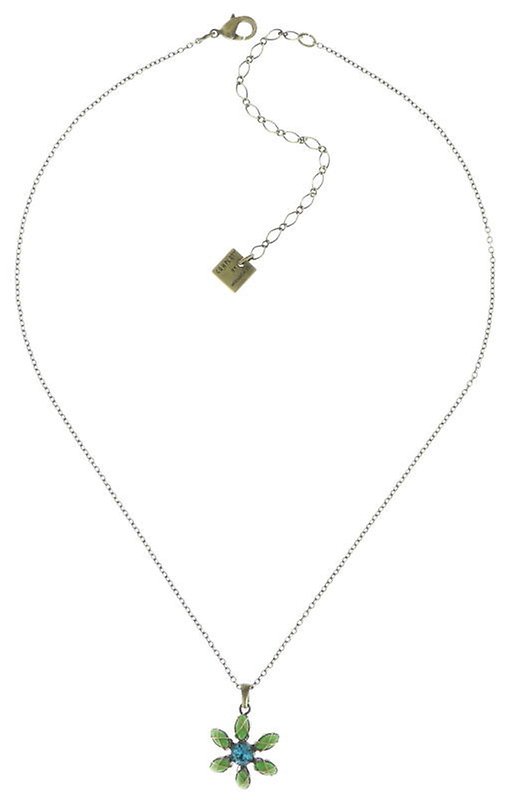 image pour Collier pendant Psychodahlia Bleu / Vert  smallest